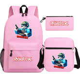 2025 Roblox Game SchoolBag Backpack Shoulder Bag Book Pencil Bags 3pcs Set